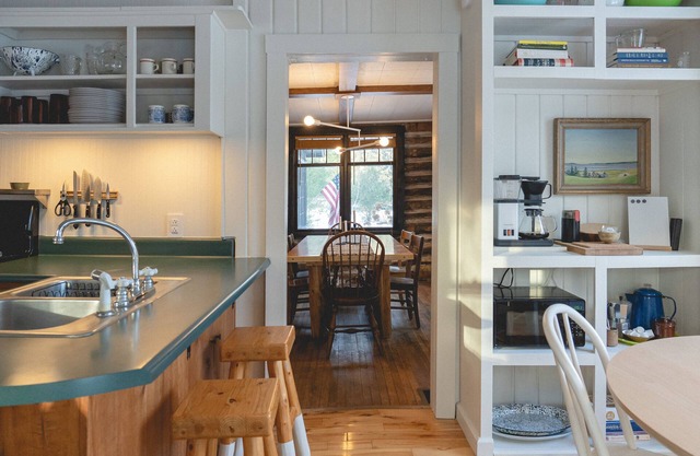 NEW! Log cabin retreat w/modern updates sleeps 14