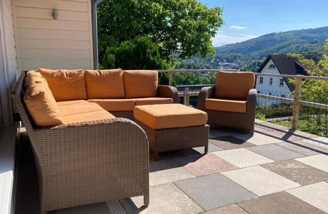 Non smoking family house near Willingen with panoramic view, pets welcome