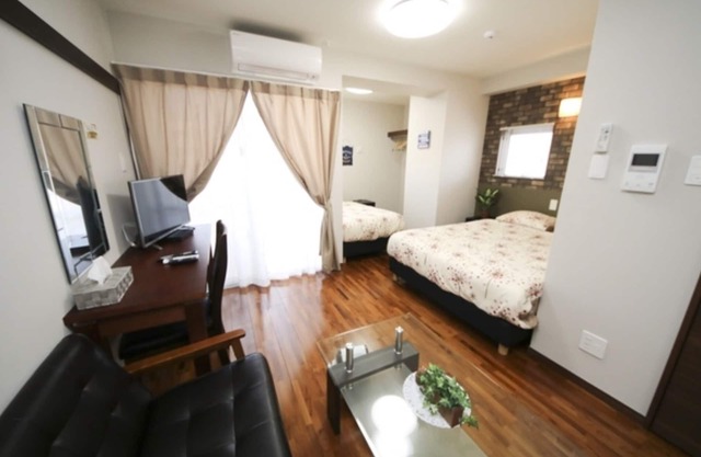 Nonsmoking Triple room 1 single bed 1 double/Naha Okinawa