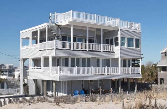 Ocean front home in Loveladies nice and private with fantastic ocean views.