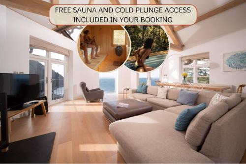 Ocean Penthouse, Contemporary Apt, Sleeps 6, Balcony and Terrace, Parking