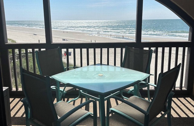 Oceanfront Escape with 1 mile unbuilt upon beach w/natural sand dunes