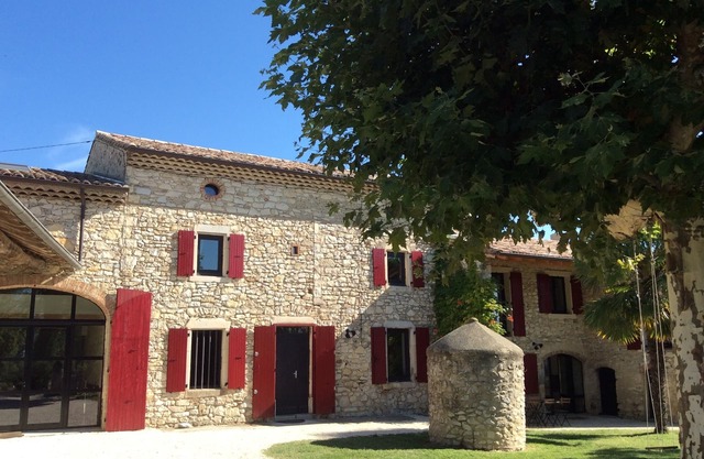 Old stone farmhouse in Marsanne in Drome Provençale