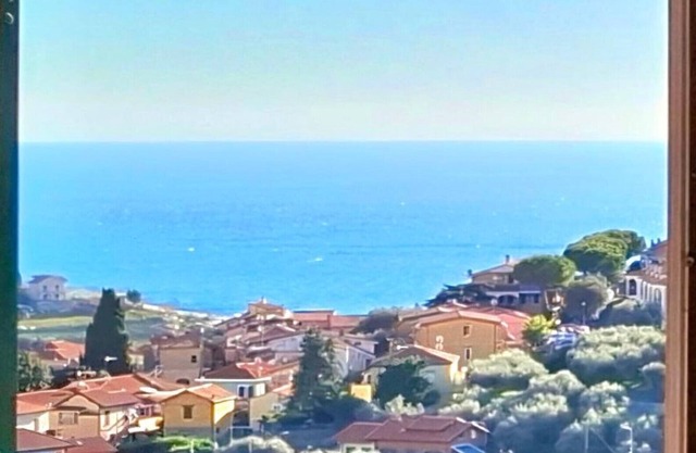 Old stone house with sea view