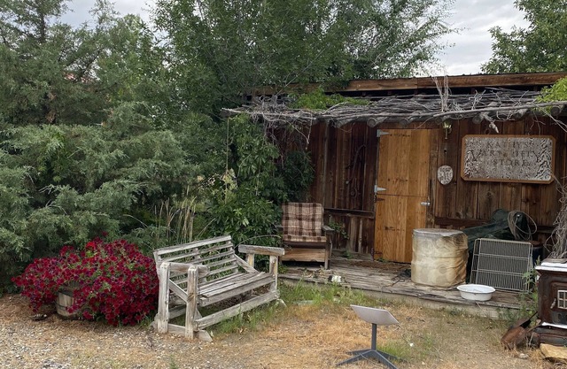 Outdoor housing with Air conditioning and propane shower