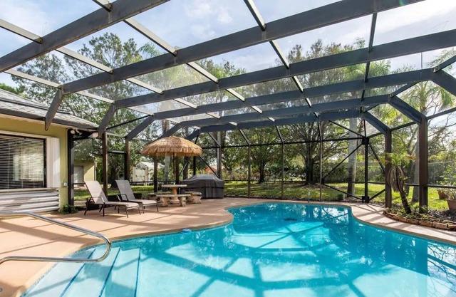 Peaceful Paradise w/ Heated Pool Steps from River