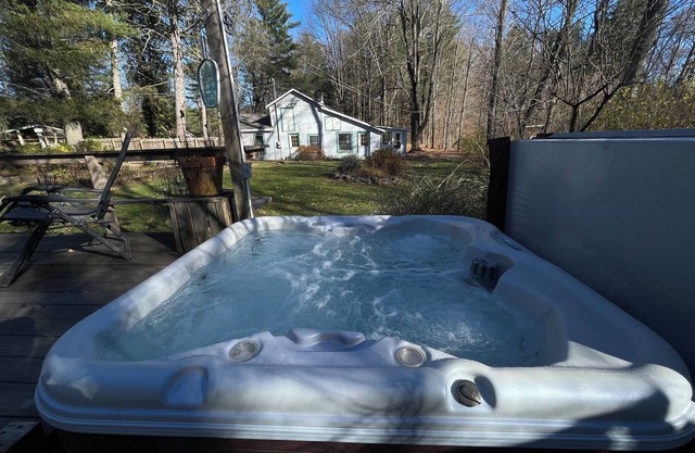 Peaceful, Sun-Drenched Refuge with Hot Tub and Wood Stove