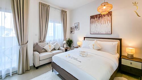 Peach Bliss Studio - Balcony, Pool & Gym Access Near Al Reef Beach