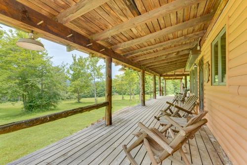 Pet-Friendly Cabin on 86 Acres in Scio Fish, Hike
