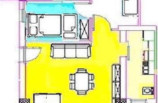 Quadrlocale BO on the ground floor with sea view at 30mt. from the beach !