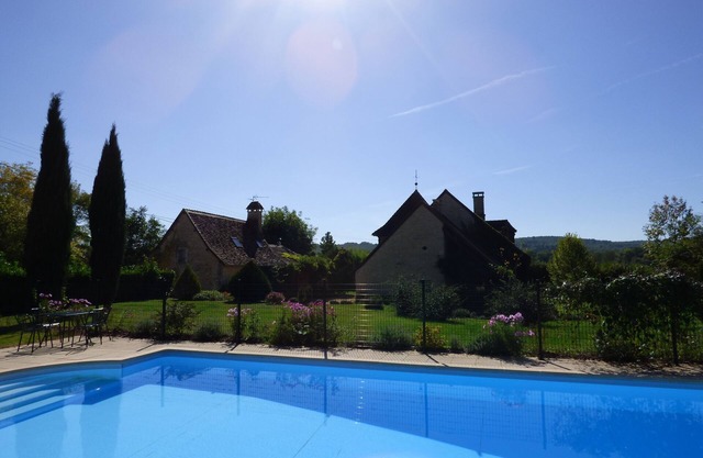 Quiet stone house sleeps 11 heated private pool