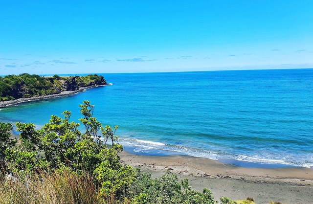 Quirky, spacious, family bach near the beach in Opunake