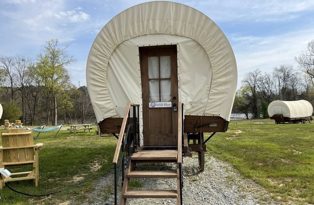 River-Front Wagon Glamping- The Dogwood