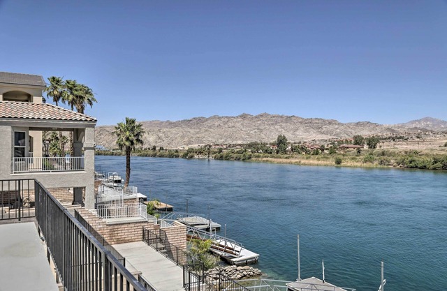 Riverfront Bullhead City Home w/Private Dock