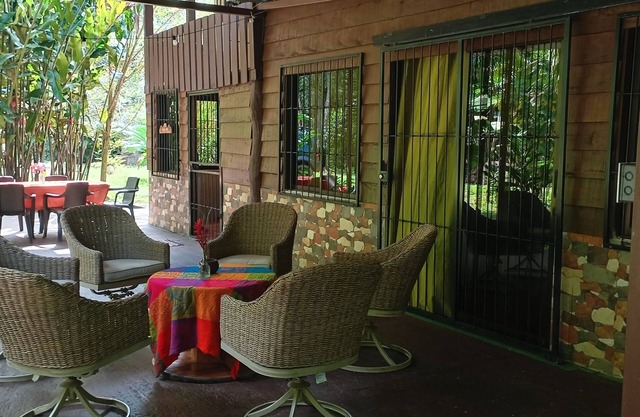 Rustic house in a 4HA property near Puerto Viejo de Sarapiqui. River & Trails.