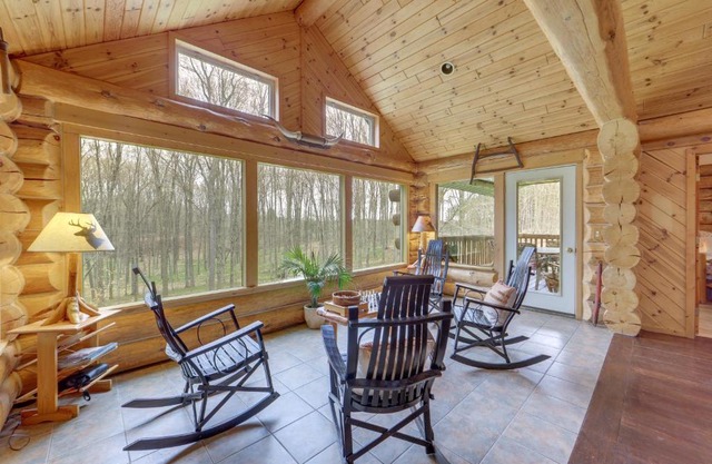 Rustic Tustin Cabin on 7 Acres with Fire Pit and Porch