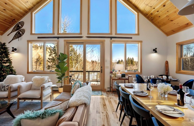 Safety Certified luxury private, dog-friendly new home, 3 miles to Sunday River.