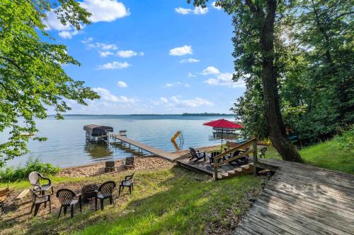 Sandy Beach Family Getaway with Fire Pit and Deck!
