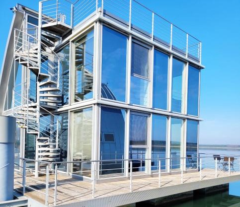 schwimmende Ferienwohnung Rooftop