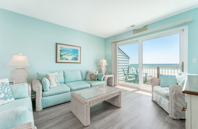 Sea for Miles- Updated, Dog-friendly Oceanfront Condo