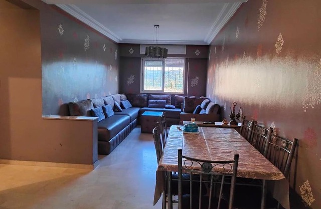 Sea-View Gem: 2BR Tangier Apt