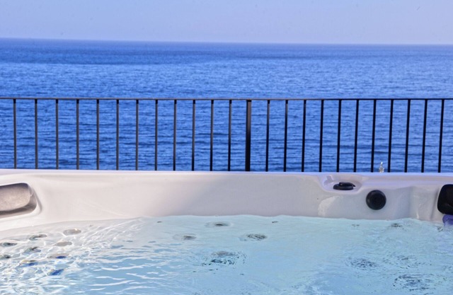 sea view house with Etna behind