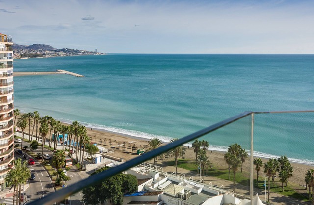 Seafront. O Malagueta II. Estacionamento, Wifi, Vistas Malagueta Praia, Primavera UM