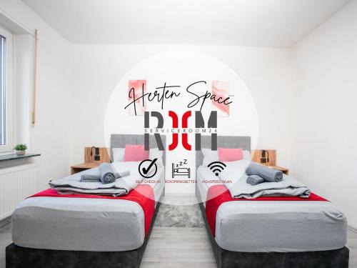 Serviceroom24 - Space in Herten WLAN - Smart-TV - 24-7 Check-in und Küche