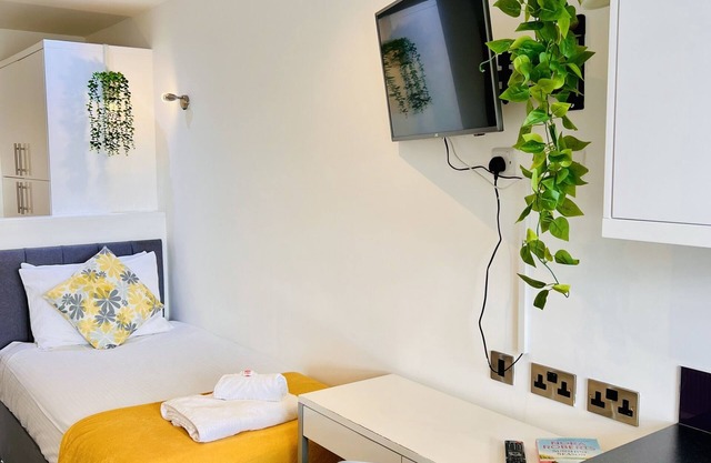 Single Studio Apartment in the City Centre with private En-suite shower room