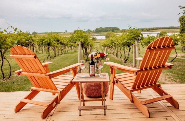 Sip and Stay, Glamping at Painted Prairie Vineyard
