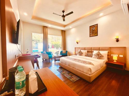 Sitara Scenic Mountain View Hotel & Resort, Mussoorie - luxury Rooms with open Rooftop Cafe