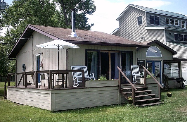 Small , Rustic Waterfront Cottage On Lake Ontario with the best sunsets ever.