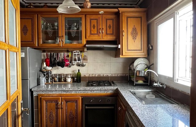 Spacious 3-bedroom apartment with fitness room and WiFi in awesome Tanger