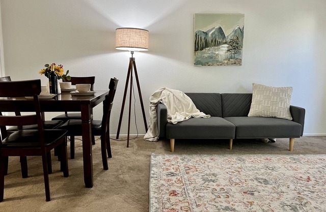 Spacious Downtown Burlingame Apt. with Driveway Parking & Private Patio 1/1