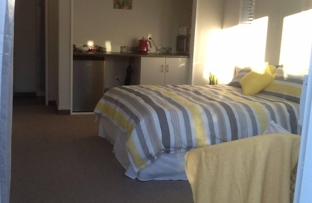 Spacious private Queen Studio where social distancing is no problem.