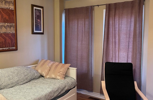 Spacious Two bed Two Full bath with an ensuite bathroom and balcony.