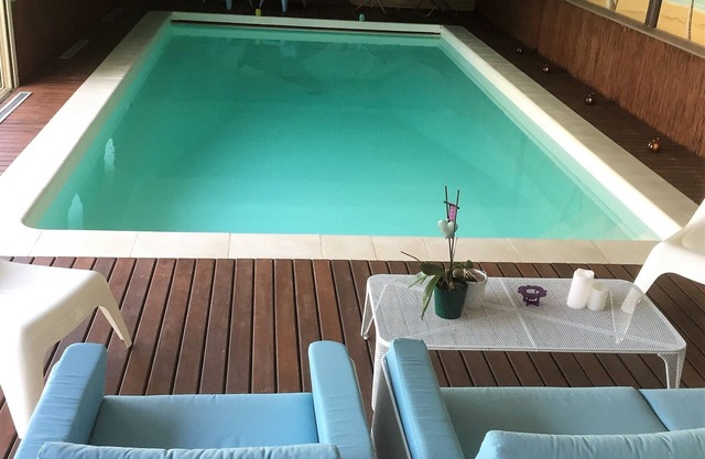 Spacious villa with heated indoor pool