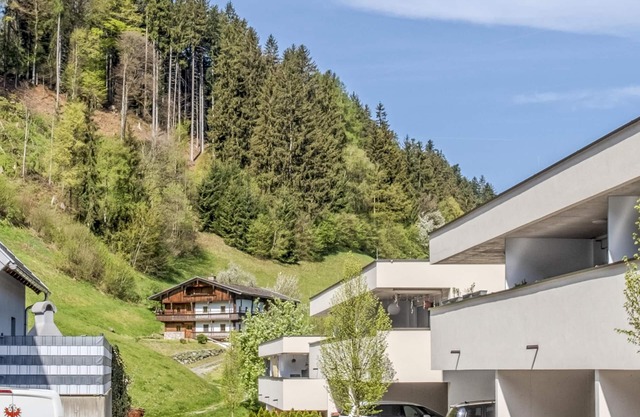 Studio with garden terrace close to the ski bus