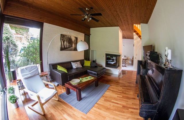 Stylish and comfortably furnished vacation home with sauna.