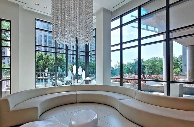 stylish corner of central downtown