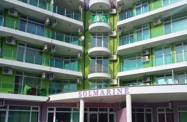 Sunny Beach "Relax" studio in Apartcomplex Solmarine at coast of black sea