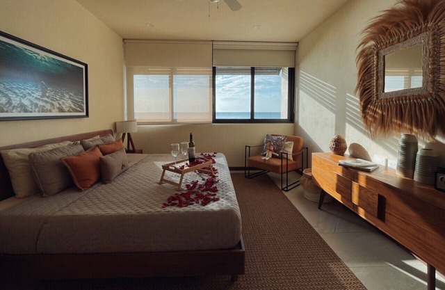 Sunset 2BR Apartment Steps from the Beach w/Ocean View