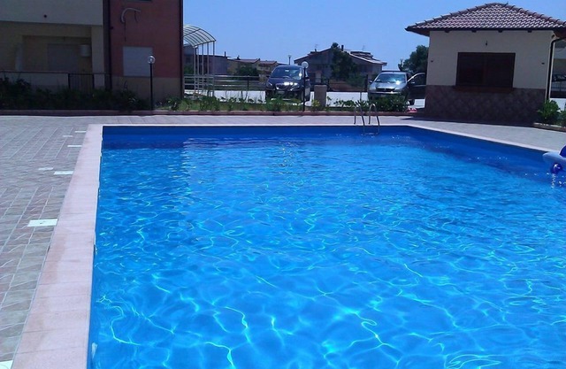 Superb top floor three bedroom apartment with communal pool