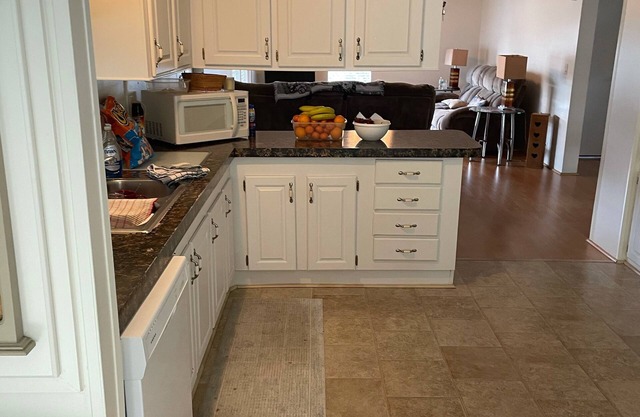 Tastefully decorated home in a gated golf community.
