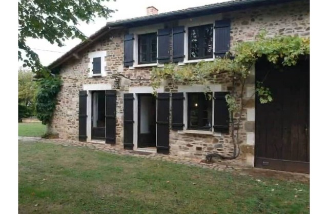 The big house in the heart of the greenery
