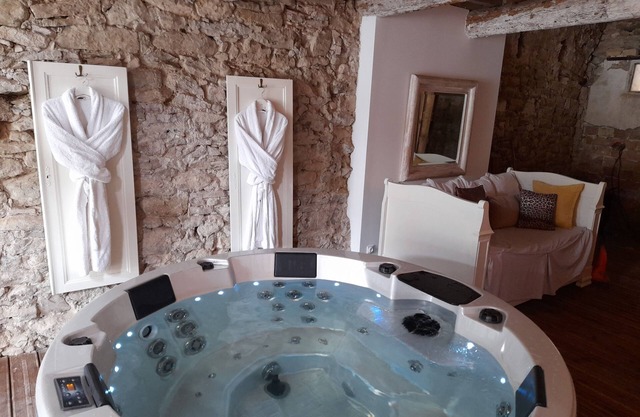 The Sainte Valière gîte (swimming pool, SPA and air conditioning)