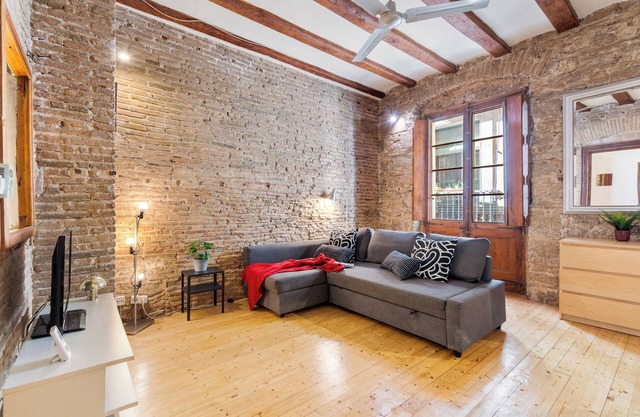 This beautifully designed 2-bedroom apartment is located in the vibrant El Born neighborhood.