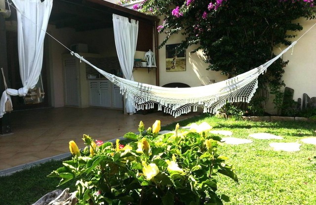 Three-room house with large veranda, finely furnished in the hills near the sea