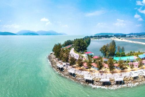 Trichrome Marina Island Minimalist Villa with Balcony