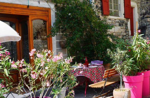 Typical house in the village center